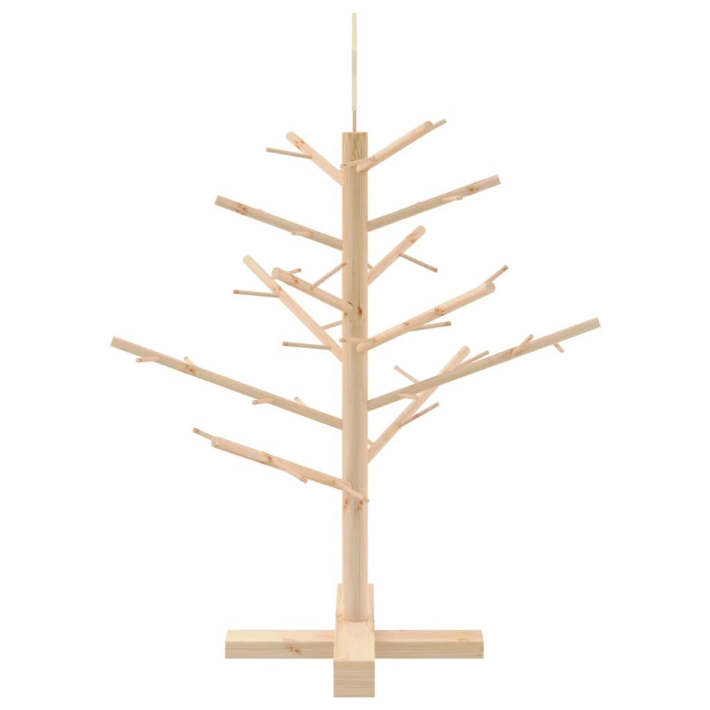 Wooden Christmas Tree with Stand Natural  Solid pine wood