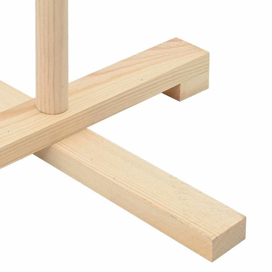 Wooden Christmas Tree with Stand Natural  Solid pine wood