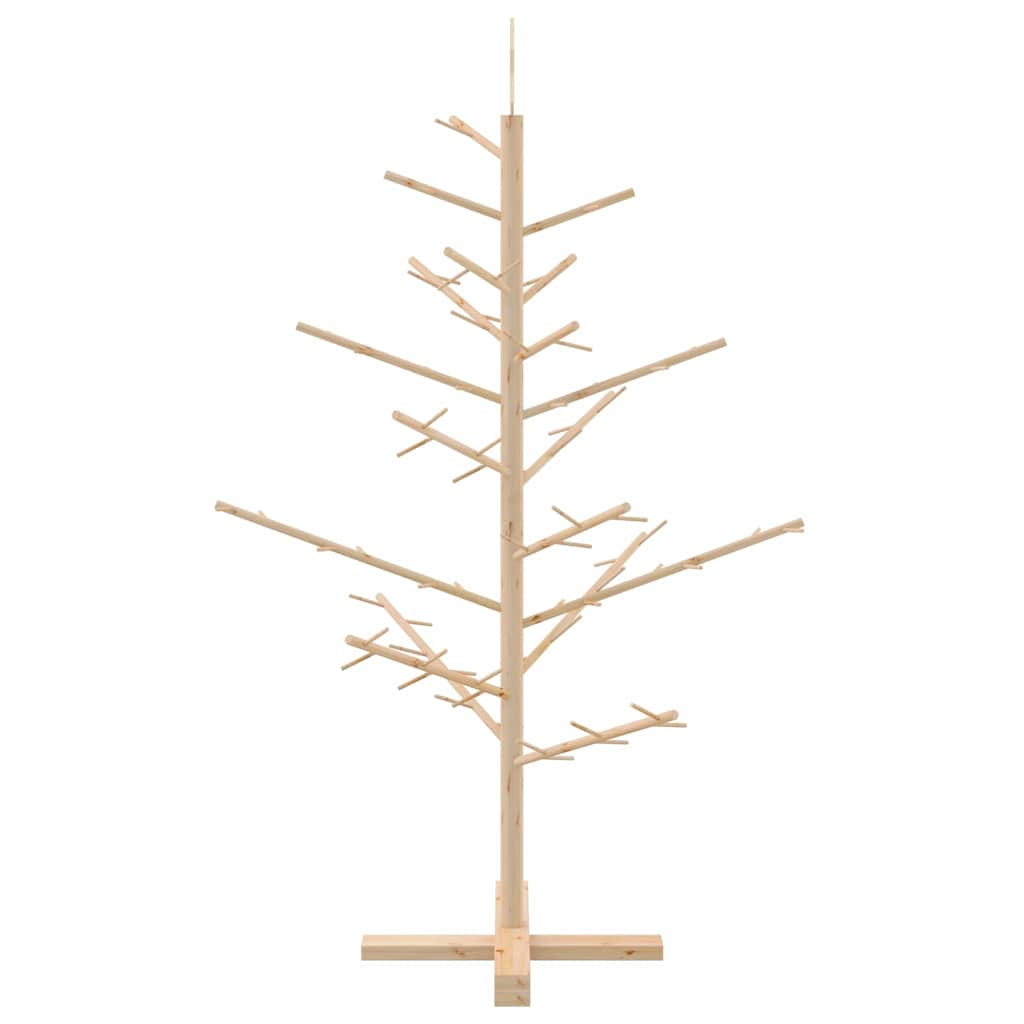 Wooden Christmas Tree with Stand Natural  Solid pine wood