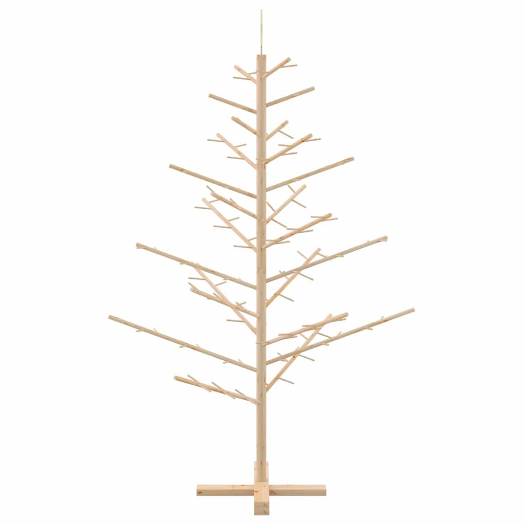 Wooden Christmas Tree with Stand Natural  Solid pine wood