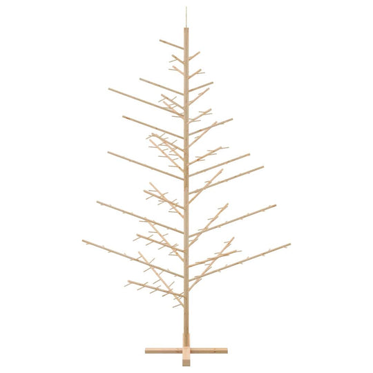Wooden Christmas Tree with Stand Natural  Solid pine wood