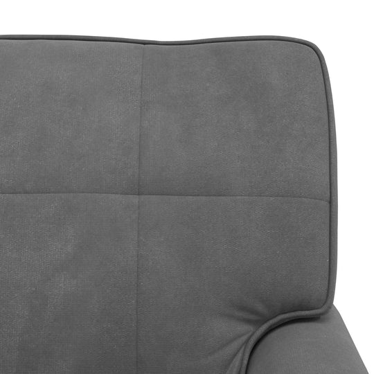 Chaise Lounge with Cushion Dark   Velvet