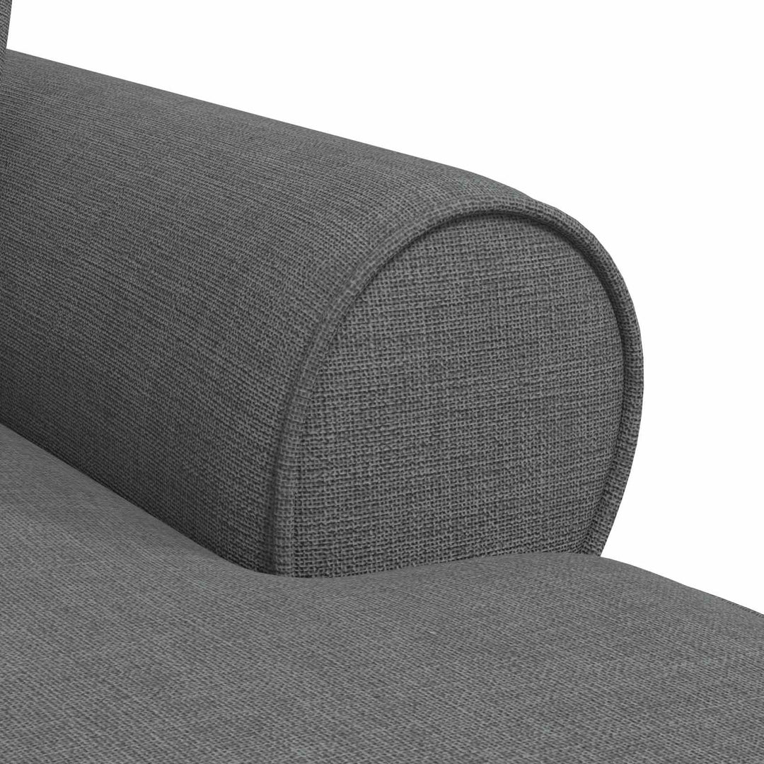 Chaise Lounge with Skirt Dark   Fabric
