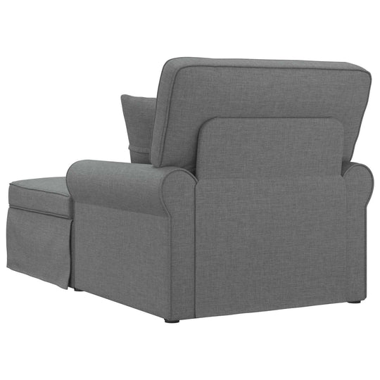 Chaise Lounge with Skirt Dark   Fabric