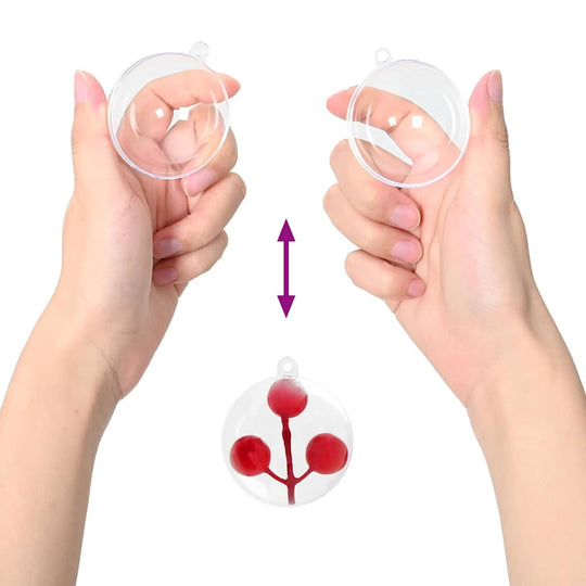 Christmas Bauble Set 25 pcs   Plastic