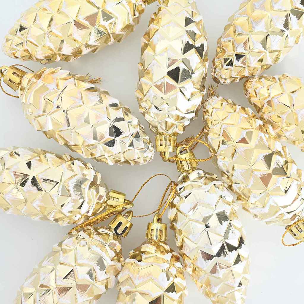 Christmas Pine Cone Ball 40 pcs  Plastic