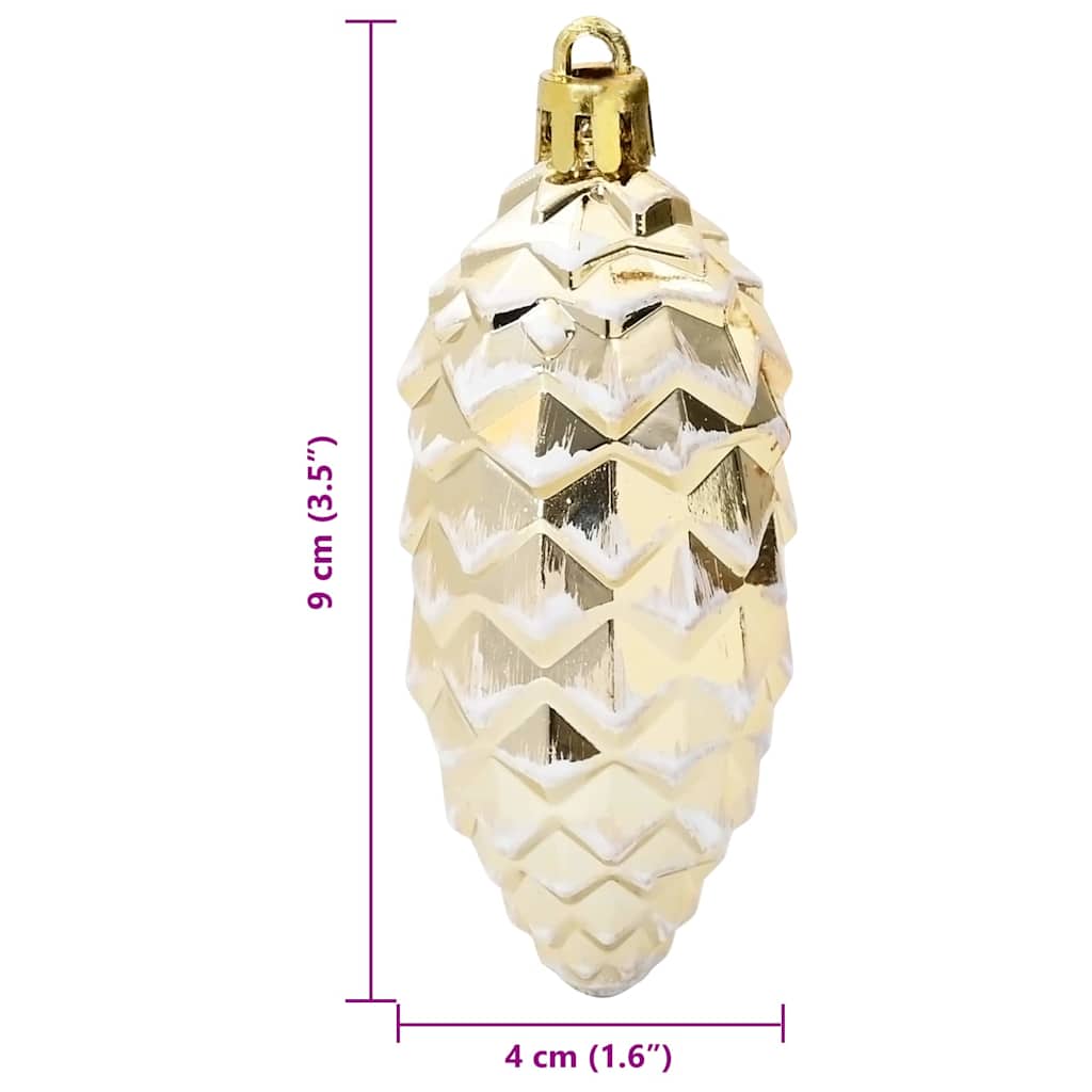 Christmas Pine Cone Ball 40 pcs  Plastic