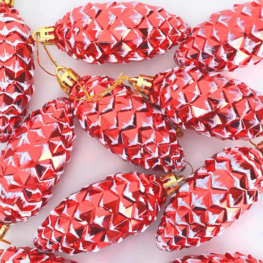 Christmas Pine Cone Ball 40 pcs  Plastic