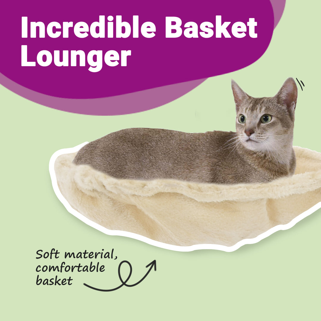 VidaXL Cat Tree with Sisal Scratching Posts Cream 60 cm